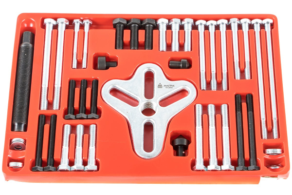 Съемник шкивов 25-100мм, 46шт МАСТАК 103-20046