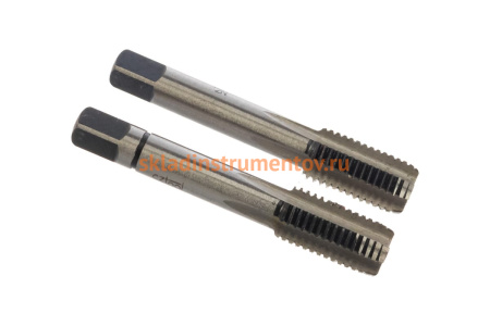 Набор метчиков из 2-х шт. MF10 шаг 1.25 мм, мелкая резьба Bucovice Tools 110101
