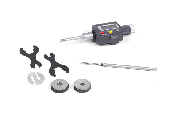 Микрометрический нутромер Micron 3-точечный, электронный, 6- 8, 0,001, у/к МИК 73442