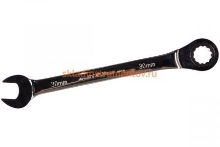 Рожковый ключ с храповиком 30мм Hans 1165M30