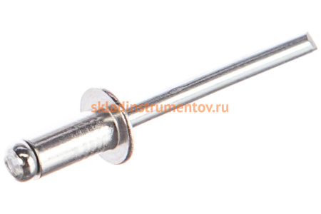 Заклепки алюминиевые (500 шт; 4.8х10 мм) КОБАЛЬТ 918-542