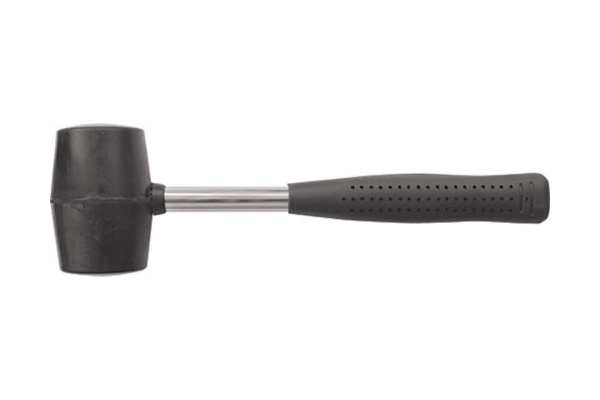 Киянка резиновая, металлическая ручка 80 мм КУРС 45325