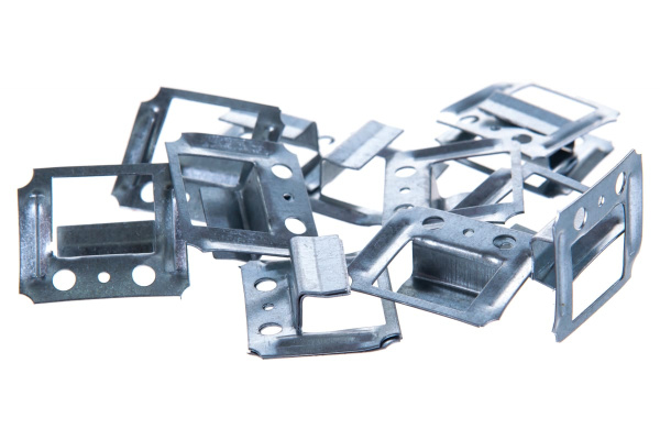 Кляймер №7 СИБРТЕХ оцинкованный, без гвоздя 100шт 46577