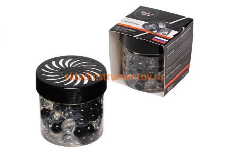 Ароматизатор-банка с гелевыми шариками Airline черный лед AFSH177