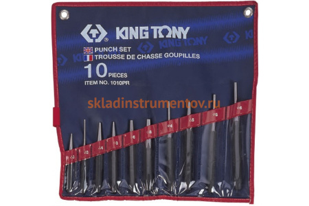 Набор инструментов в красной тележке, 204шт KING TONY 934A-100MR