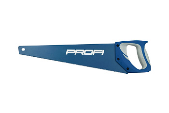 Пила по дереву РемоКолор PROFI, синее тефлоновое покрытие, 11-12 TPI, 400 мм, 42-3-840