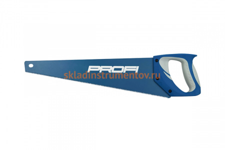 Пила по дереву РемоКолор PROFI, синее тефлоновое покрытие, 11-12 TPI, 400 мм, 42-3-840