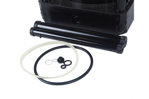 Гидравлический бутылочный домкрат ЭВРИКА с клапаном, 100 т, ремкомплект ER-81001