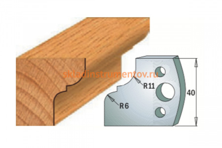 Комплект из 2-х ножей SP (40x4 мм) CMT 690.112