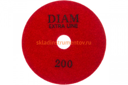 Круг алмазный гибкий шлифовальный Extra Line (100х2 мм; сухая полировка; №200) Diam 000521