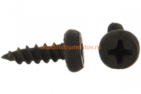 Саморезы оксидированные по листовому металлу 22000 шт. (3,5х11 мм; PH2; ТФ0) ЗУБР 4-300110-35-11