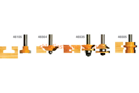 Набор фрез для изготовления филенчатых изделий 5 шт. Энкор 46603
