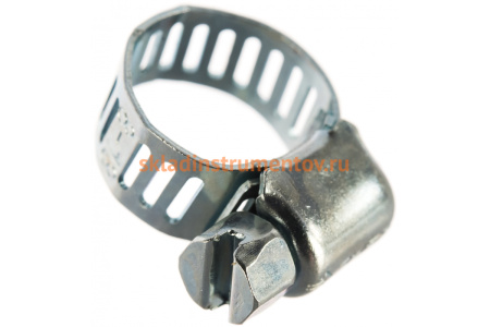 Хомуты Зубр ЭКСПЕРТ оцинкованные просечная лента 8мм 8-13мм 10шт 37803-08-13-10