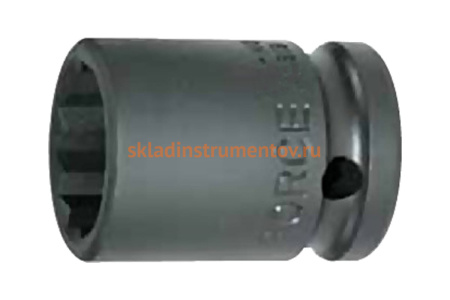 Головка короткая ударная 12-гранная (10 мм; 1/2DR) FORCE 44810