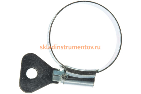 Металлические, червячные хомуты СИБРТЕХ 32-44мм, ширина 12мм, W1, с металлическим ключом, 2шт 476537