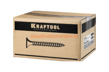 Саморезы СГМ гипсокартон-металл KRAFTOOL, 40 х 3.5 мм, 4500 шт, фосфатированные, 3001-40