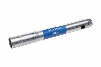 Ключ Зубр трубчатый, оцинкованный, 15x150мм 27167-15