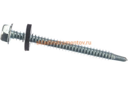 Саморезы Зубр для крепления кровельных материалов к металлическим конструкциям, оцинкованные, 6,3x70 мм, 600шт 4-300310-63-070