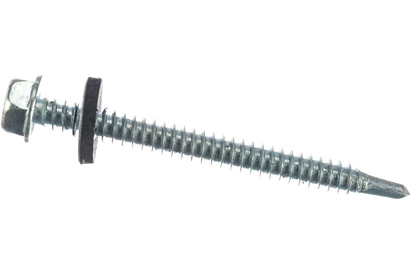 Саморезы Зубр для крепления кровельных материалов к металлическим конструкциям, оцинкованные, 6,3x70 мм, 600шт 4-300310-63-070