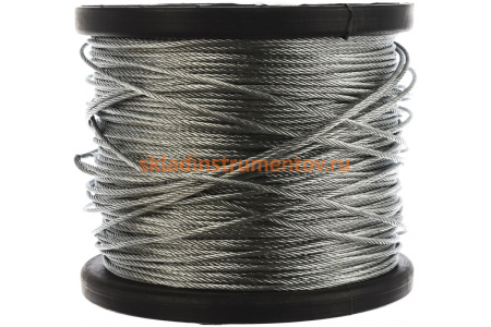 Трос стальной DIN 3055 Зубр 4-304110-02 Трос стальной DIN 3055 Зубр 4-304110-02