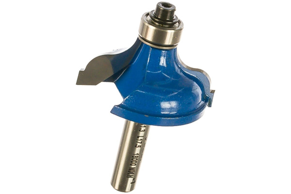 Фреза кромочная калевочная №5 ПРОФЕССИОНАЛ (41.3х17.5х61 мм; R6.35 мм; хвостовик 8 мм) Зубр 28706-41.3