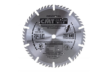 Диск пильный 254х2,5/1,8х15,87 Z=50 1FTG+4/20°ATB CMT Y256.050.10