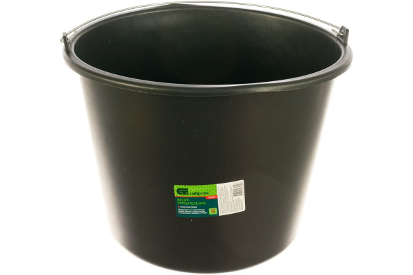 Строительное пластмассовое ведро на 12 л СИБРТЕХ 81434