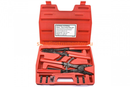 Универсальный набор съемников стопорных колец в кейсе 12 предметов FORCE 912U1