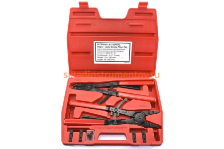 Универсальный набор съемников стопорных колец в кейсе 12 предметов FORCE 912U1