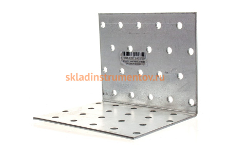 Крепежный равносторонний уголок ЗУБР УКР-2.0 100х80х80 х 2мм 310206-100-080