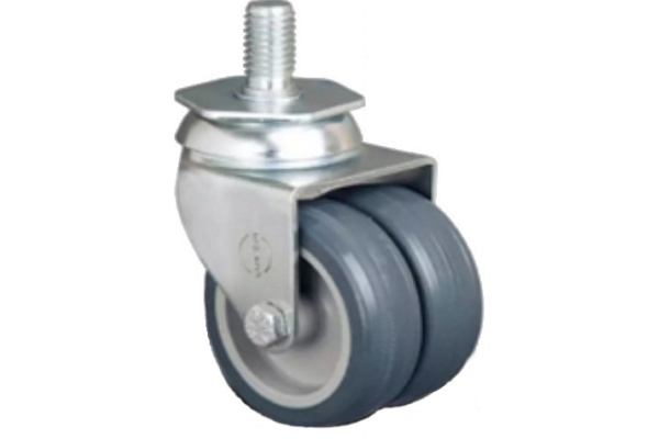 Колесо аппаратное сдвоенное с болтом М10 50 мм MFK-TORG ET05-MKT-50