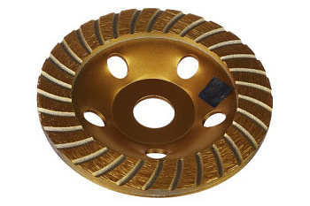 Чаша алмазная турбо (125х22.2 мм) Vertextools 0505-04-125-13