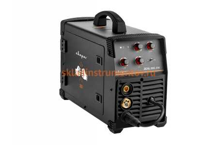 Сварочный инвертор Сварог MIG 200 REAL N24002N Black маска+краги 95883