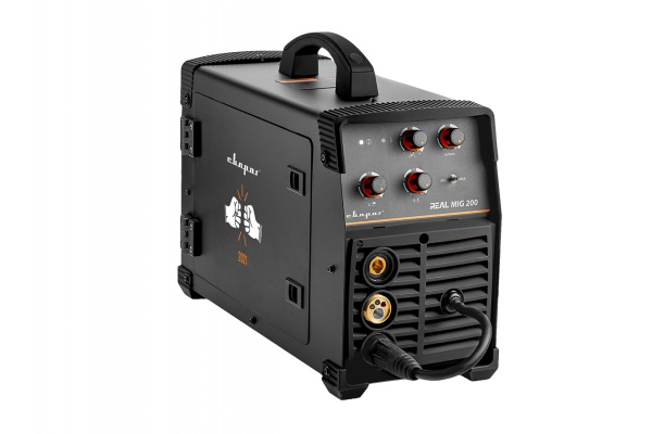 Сварочный инвертор Сварог MIG 200 REAL N24002N Black маска+краги 95883