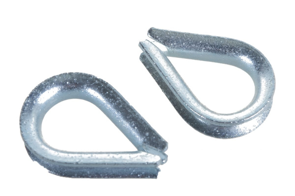 Коуш Зубр DIN 6899, оцинкованный, 5 мм, ТФ6, 2 шт 4-304496-05 Коуш Зубр DIN 6899, оцинкованный, 5 мм, ТФ6, 2 шт 4-304496-05