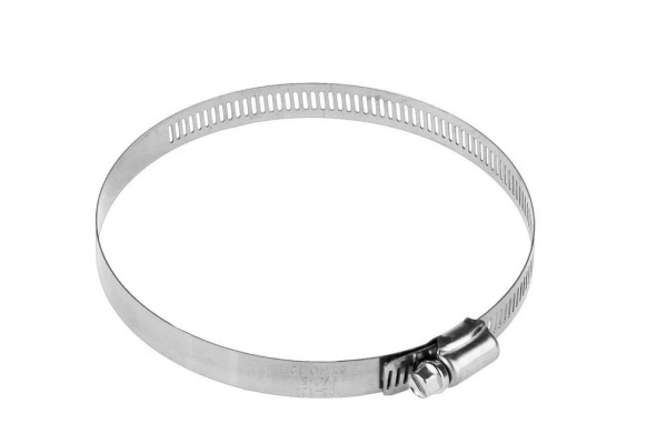 Хомуты Зубр ЭКСПЕРТ нерж. сталь, просечная лента 12 мм, 65-89 мм, 2 шт. 37815-065-89-2