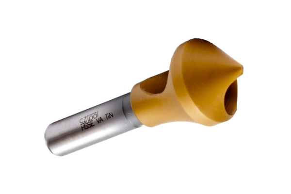 Зенковка с отверстием (14х8х46 мм; размер 5/10; 90°; HSSE-TiN VA) Bucovice Tools 893010