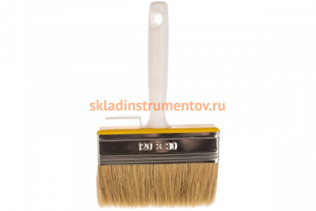 Кисть-макловица (натуральная щетина, пластиковая рукоятка) 120х30мм Biber 31303 тов-001934