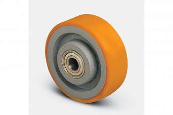 Колесо для рохли опорное VBP 180 мм полиуретановое с подшипником MFK-TORG VBPd-180-20