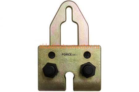 Зажим для кузовных работ с плоской петлёй, широкий захват 120мм, нагрузка 5т FORCE 62511