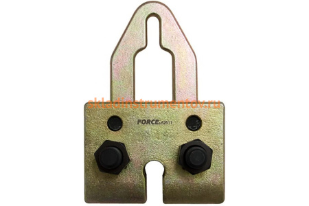 Зажим для кузовных работ с плоской петлёй, широкий захват 120мм, нагрузка 5т FORCE 62511