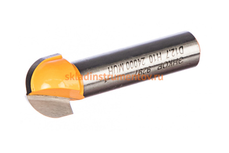 Фреза пазовая галтельная (12.7х10 мм; R 6.35 мм; хвостовик 8 мм) по дереву Энкор 9297