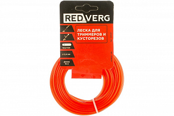 Леска для триммера 2,4 мм, 15 м, круглая REDVERG 5014470