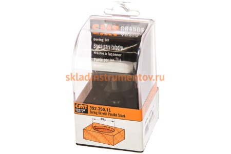 Сверло чашечное (35x60 мм; хвостовик 8 мм) для ручного фрезера CMT 392.350.11