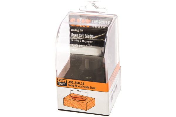 Сверло чашечное (35x60 мм; хвостовик 8 мм) для ручного фрезера CMT 392.350.11