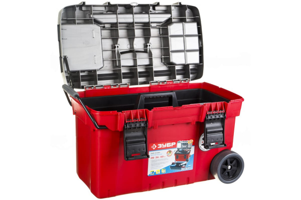 Ящик-тележка пластмассовый для инструмента "ЭКСПЕРТ" 27" Зубр 38130-27