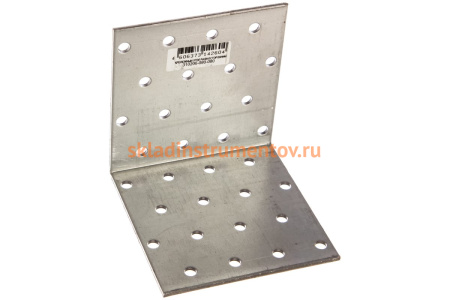 Крепежный угол Зубр МАСТЕР равносторонний 80х80х80мм, 1шт 310206-080-080