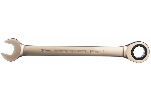 Комбинированный трещоточный ключ 24 мм ДТ 50/5 Дело Техники 515024