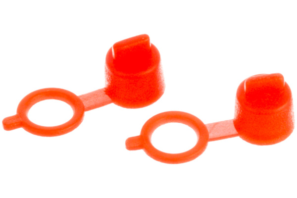 Защитный колпачок для пресс-масленок из пластика красный 24 мм GROZ GR46725