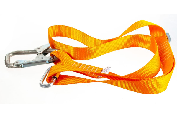 Строп из регулируемой ленты 2 м с монтажным и соединительным карабином ПРОГРЕСС СЕФЕТИ Строп Арег+Кс